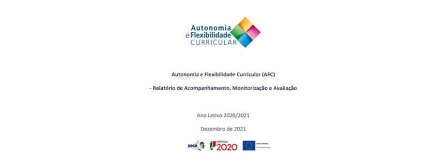 Capa - Autonomia e Flexibilidade Curricular - Relatório de Acompanhamento, Monitorização e Avaliação