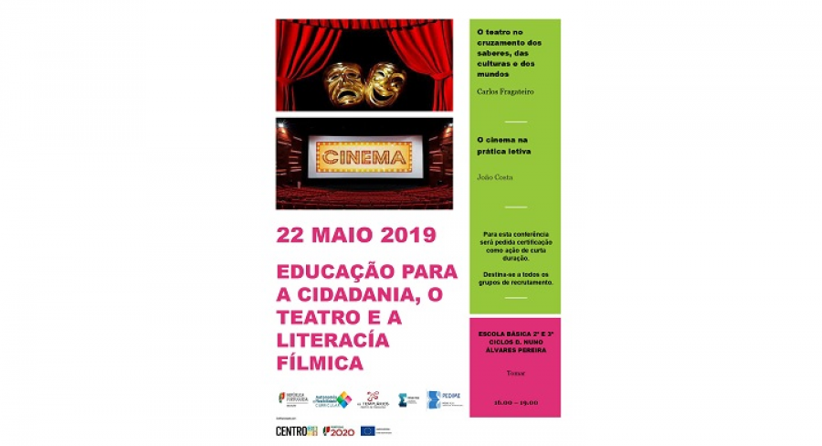 Conferência "Educação para a Cidadania, o Teatro e a Literacia Fílmica